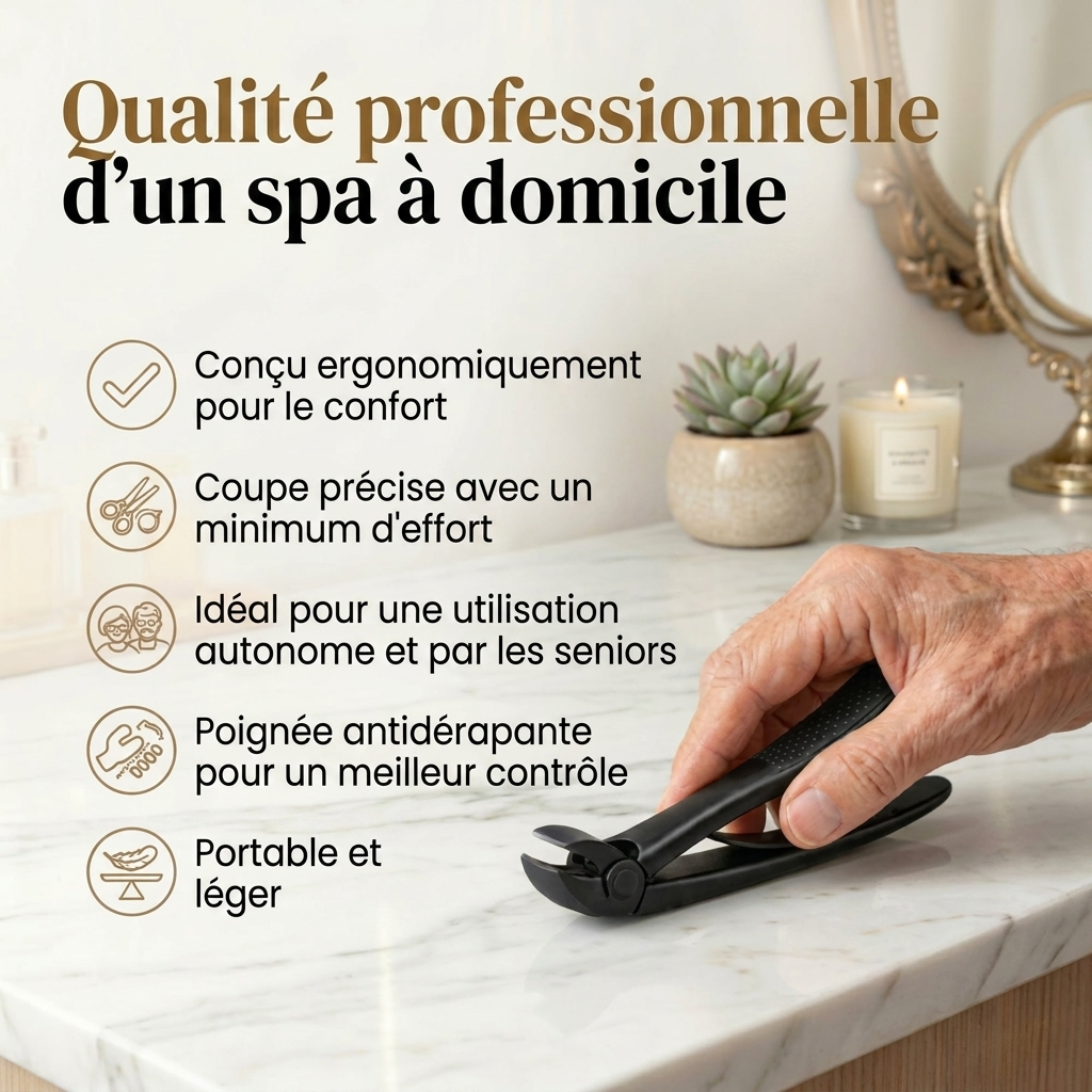 LinkoClip™ – Coupe-ongles ergonomique pour seniors